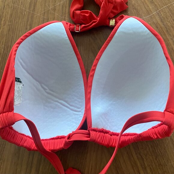 Ralph Lauren Tangerine Bikini Top - Picture 9 of 10